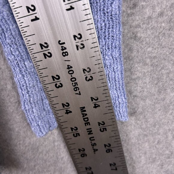 J.Jill Cardigan Women Small Blue Slub Textured Button Front V-Neck Comfy Casual - Picture 5 of 11